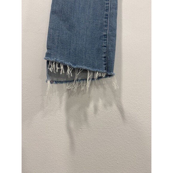 MOTHER The Insider Crop Step Fray Jeans Womens 26 Shake Well Made In USA - Picture 6 of 9